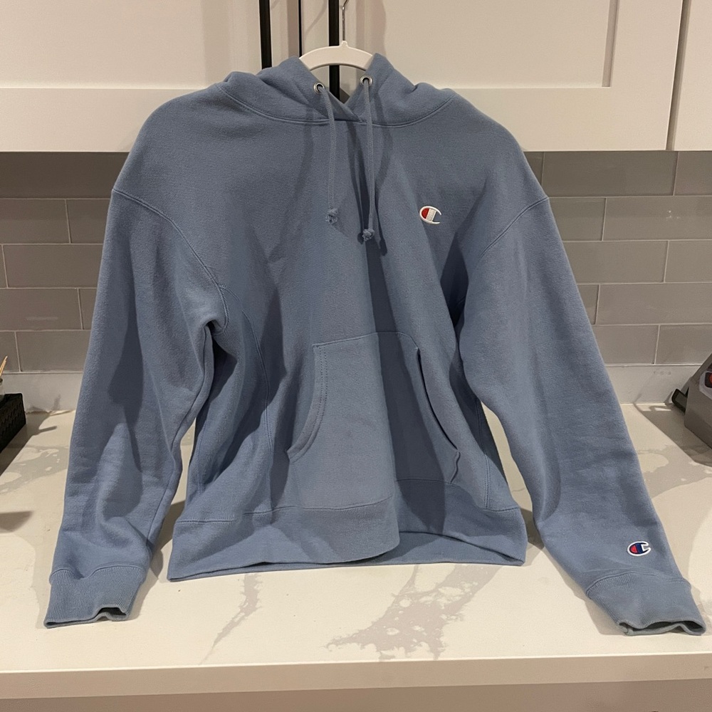 Slate Blue Champion Hoodie